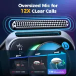 Bluetooth 5.3 Car FM Transmitter with AUX, Bass Boost & 3-Port Fast Charging 8 76806 8cc975