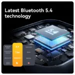 Car Bluetooth 5.4 Transmitter & Receiver AUX Adapter with LED Display 5 76832 65f094