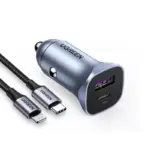 30W Dual Port Fast Car Charger USB-C & USB-A with PD & Quick Charge 3 76880-3a2be7.webp