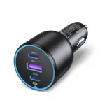 130W Triple-Port USB-C Car Charger for Phones, Tablets & Laptops 3 76893-244699.webp