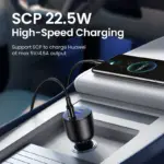 130W Triple-Port USB-C Car Charger for Phones, Tablets & Laptops 6 76893 ce3600