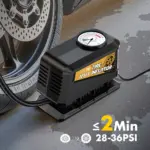 Portable 12V Tire Inflator with Mechanical Gauge 4 76966 c3b73f