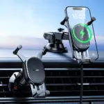 15W Wireless Fast-Charging Car Phone Mount with Auto-Locking Clamp 4 77027 3556df