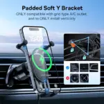 15W Wireless Fast-Charging Car Phone Mount with Auto-Locking Clamp 5 77027 69ddd9