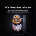 Portable Tire Inflator Pump 150PSI with Digital Pressure Display 5 77076 0c1f85