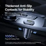 30W Dual Port USB-C Fast Car Charger with Power Delivery 5 77099 8cea75