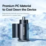 30W Dual Port USB-C Fast Car Charger with Power Delivery 6 77099 9a6586