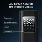 Wireless Portable Tire Inflator with Digital Display and Auto-Stop 5 77165 e34369