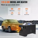 12V 8KW Diesel Air Heater with LCD & Remote for Truck, RV, Boat, Trailer 4 77201 a3b8e3