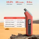 Digital Tire Pressure Gauge 3-200 PSI - ANSI Calibrated, Backlit Display 6 77240 db2487