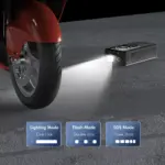Portable Car Air Compressor Electric Tire Inflator Pump with LED Light for Motorcycle & Bicycle 9 77249 2761a5