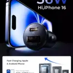 54W Car Phone Charger Fast Charging Type C PD Adapter for iPhone & Huawei 4 77316 1710e0