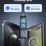 179W 7-in-1 Fast Charging Car Power Adapter with PD & QC3.0 7 77350 05e3cf