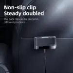 24W Dual USB Fast Car Charger with LED Display and 5-Port Expansion 7 77380 3d4311