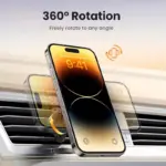 Magnetic Car Phone Holder Wireless Charger with LED Light for iPhone 6 77475 034d23