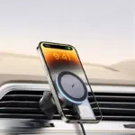 Magnetic Car Phone Holder Wireless Charger with LED Light for iPhone 3 77475-e91d31.webp
