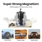 Magnetic Car Phone Holder Wireless Charger with LED Light for iPhone 8 77475 f51be4
