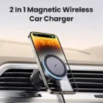 Magnetic Car Phone Holder Wireless Charger with LED Light for iPhone 4 77475 f7aa0d