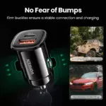 30W USB Car Charger with Dual Fast Charging QC4.0 PD Type-C & USB-A 6 77498 16f805