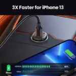 30W USB Car Charger with Dual Fast Charging QC4.0 PD Type-C & USB-A 4 77498 b6d62b