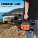 10.6CFM Heavy Duty Dual-Cylinder Air Compressor 12V 150PSI Portable Tire Inflator 6 77542 d94f84