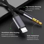 USB Type C to 3.5mm Audio Cable – Aux Headphone & Speaker Adapter 6 77826 714336