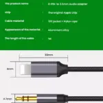 USB Type C to 3.5mm Audio Cable – Aux Headphone & Speaker Adapter 11 77826 a61353