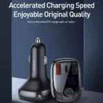 Bluetooth 5.0 FM Transmitter Car Charger with Fast Charging & Handsfree Kit 4 78009 b2354c