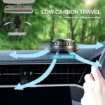 Solar 360° Rotation Car Aromatherapy Air Freshener - Creative Perfume Diffuser 7 78019 01d4ff