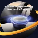 Solar Car Air Freshener - Rotating Aromatherapy Decor for Your Car 5 78037 967dea