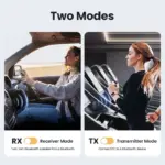 2-in-1 Bluetooth Receiver & Transmitter Aux Adapter for TV, Car, Flight, Gym 5 78126 3aade6