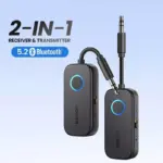 2-in-1 Bluetooth Audio Adapter with 3.5mm Jack for Car, TV, Flight & More 4 78126 748178