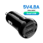 Mini Dual USB Car Charger 4.8A Fast Charge Adapter for Phones & Tablets 9 78214 44d9eb