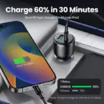 63W USB-C Car Charger with PD 3.0 QC 3.0 Fast Charging for iPhone & Android 7 78224 aabc86