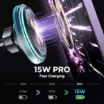 Magnetic Car Phone Holder with 15W Fast Wireless Charging for iPhones 5 78260 7d7e40