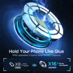 Magnetic Car Phone Holder with 15W Fast Wireless Charging for iPhones 7 78260 f82df2