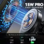 Magnetic Car Phone Holder with 15W Fast Wireless Charging Air Vent Mount 6 78269 14516d