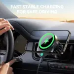 Magnetic Car Phone Holder with 15W Fast Wireless Charging Air Vent Mount 5 78269 cf0eb9