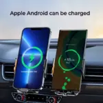 Magnetic Car Phone Holder with 66W Fast Charging & Auto-Clamp Air Vent Mount 7 78297 50f172