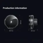 15W Magnetic Wireless Car Charger & Phone Holder with Retractable Cable 9 78339 0f379a