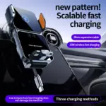 66W Car Phone Holder with 15W Wireless Charger & Infrared Touch Control 4 78379 8e364d