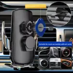 Wireless Car Phone Holder with 15W Fast Charging & Infrared Auto-Clamp 5 78388 bc3407