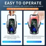 30W Magnetic Wireless Car Charger Mount with Auto Clamping & Infrared Sensor 4 78419 0a6eae