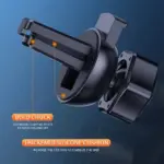 30W Magnetic Wireless Car Charger Mount with Auto Clamping & Infrared Sensor 5 78419 93ce80