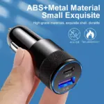 Dual Port USB Type C Fast Car Charger 7 78655 adea81