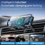 360° Rotating Wireless Car Charger Stand with Fast Charging & Phone Holder 5 78712 2eddbc