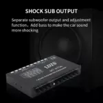 Professional 7-Band Car Audio Equalizer with Subwoofer Control & AUX Input 5 78736 005a7c