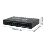 Professional 7-Band Car Audio Equalizer with Subwoofer Control & AUX Input 11 78736 70053b