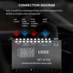Professional 7-Band Car Audio Equalizer with Subwoofer Control & AUX Input 4 78736 7b124e