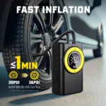 Portable 150PSI Wireless Air Pump with LED Light for Cars & Motorcycles 3 78866 48038c
